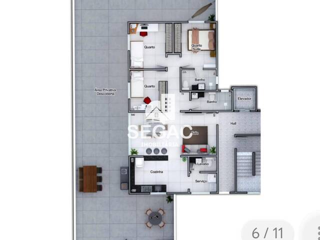 #1449 - Apartamento para Venda em Belo Horizonte - MG - 3